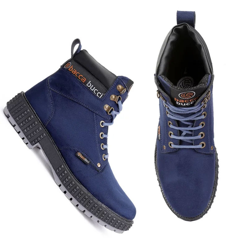 Bacca Bucci Blue Scott Boots for Men | Best Price UAE